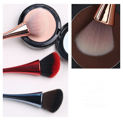 Professional Face Blender Brush Synthetic Hair / Wool Head Ultra Soft
