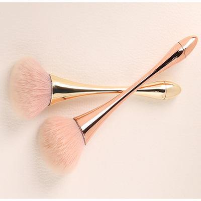 Rose Flat Face Makeup Brush Custom Logo Accepted Easy For Cleaning AW-G01-03