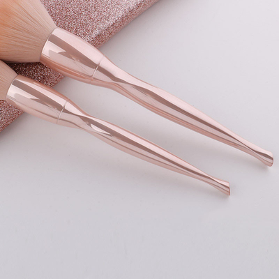 Durable Bristles Synthetic Makeup Brush PU New Material / ABS Plastic Handle Material