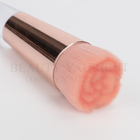 Flower Shape Foundation Single Makeup Brush With Transparent Triangle Handle